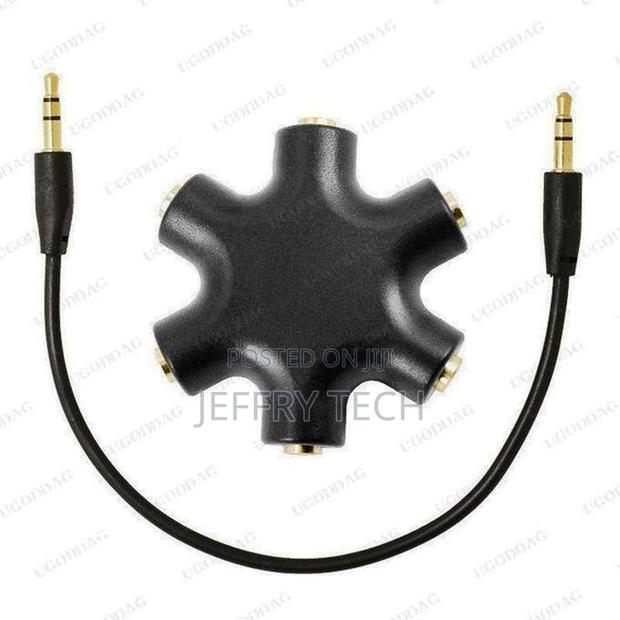 5-Way Multi Headphone Audio Splitter Aux Adapter Connector Multi Hea - main view