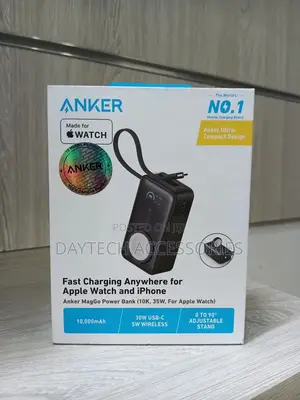 Anker Maggo Power Bank 10000mah 35w for Apple Watch, A1657h11