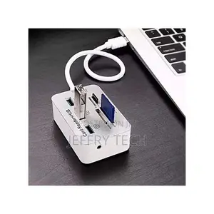 3 Port Usb 3.0 Hub With Card Reader Ms Sd M2 Tf Multi-in-1 Memory Ada