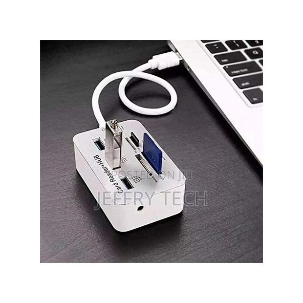 3 Port Usb 3.0 Hub With Card Reader Ms Sd M2 Tf Multi-in-1 Memory Ada - main view