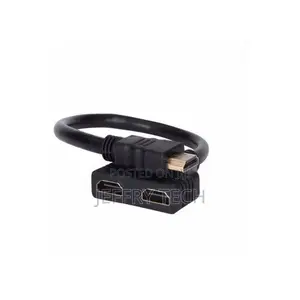 1080p Hdmi Male to Dual Hdmi Female 1 to 2 Way Splitter Cable Adapter