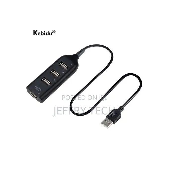 High Speed Hub Adapter Usb Hub Mini Usb 2.0 4-Port Splitter for Pc Us