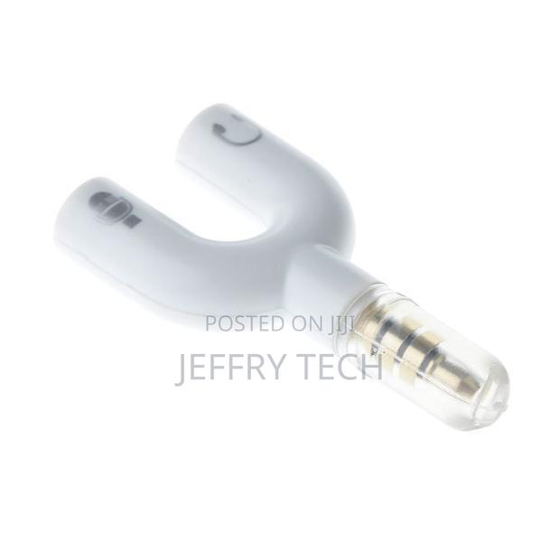 3.5mm Audio Splitter Adapter for Headphone Headset Pc Smartphone White - main view
