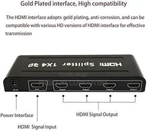 4 Port 1 Input 4 Outputs Hdmi Splitter