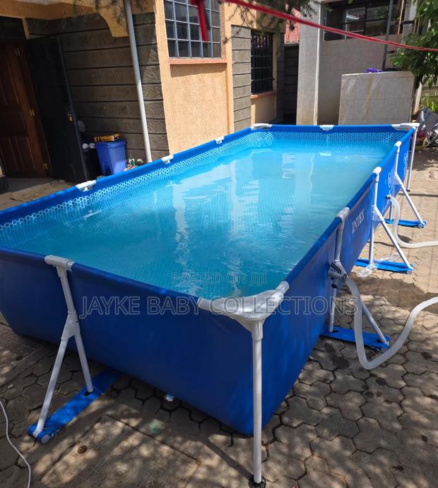 Christmas Offer: 4.5m Intex Rectangular Frame Pool - thumbnail 3