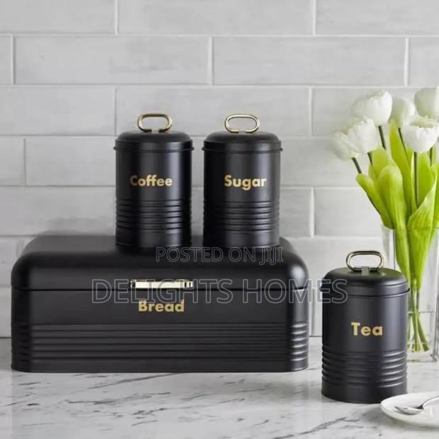 Galvanized Metallic Bread Bin-Pa