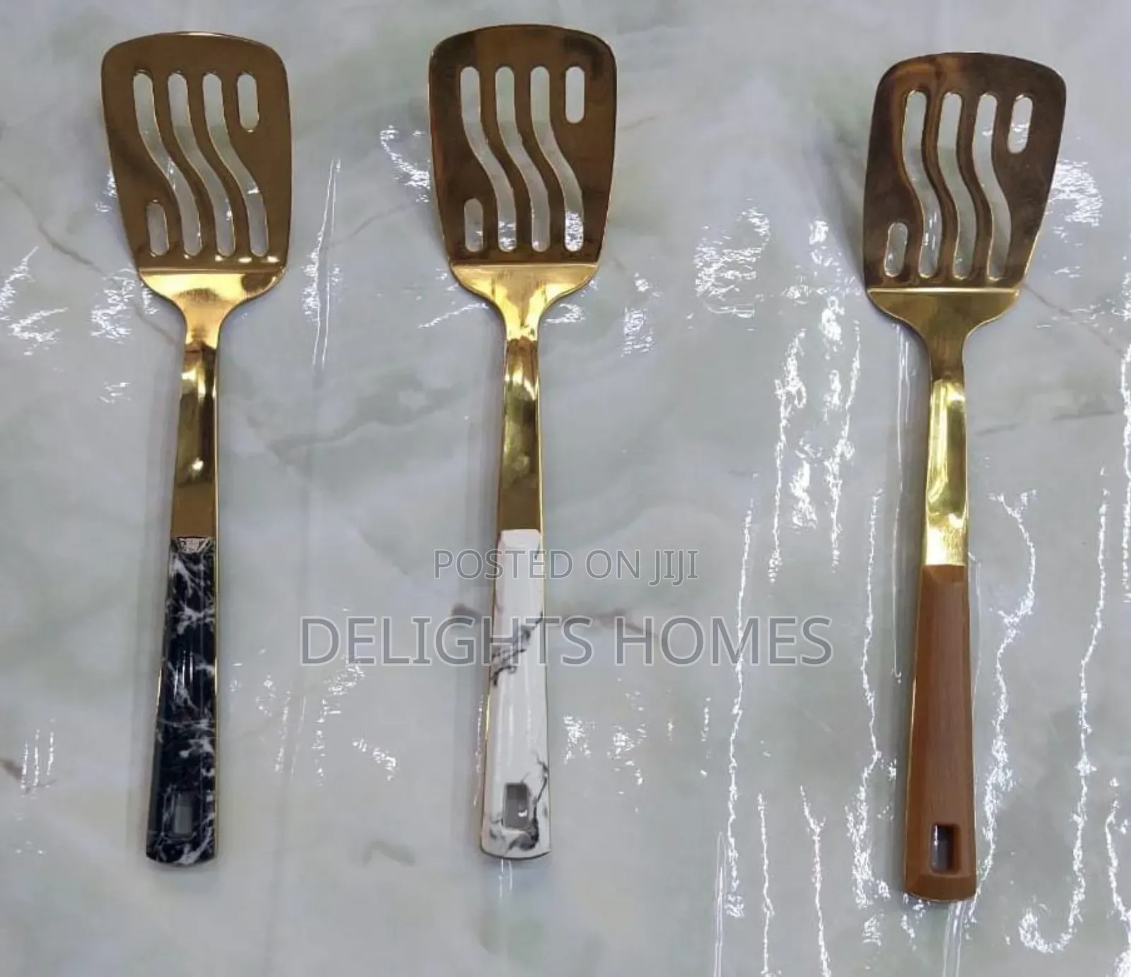 Golden Serving Spoons-Pa
