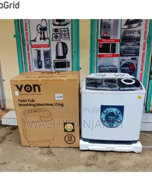 Brand New Von 13kg Twin Tub Washer – Fast Reliable