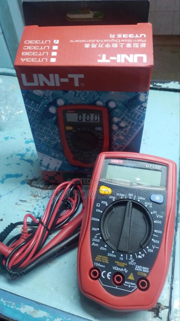 Uni-T Palm Size Multimeter Ut33 Ac 500 - main view