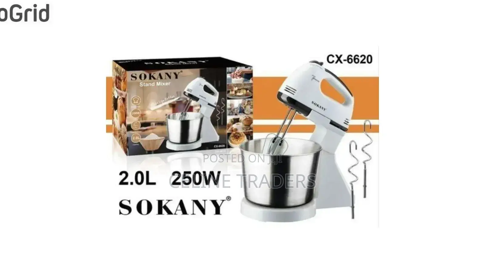 Sokany Bowl Mixer 2litres