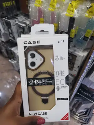 Rashna Magnetic Clear for iPhone 17 Case With Invisible Stand