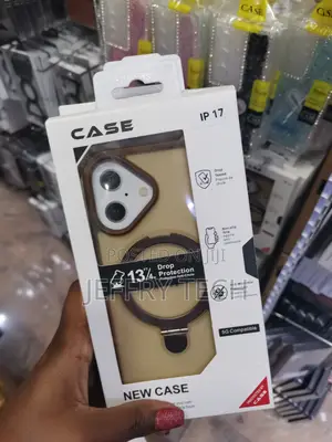 Rashna Magnetic Clear for iPhone 17 Case With Invisible Stand