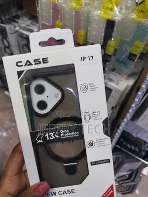 Rollbax Magnetic Clear for iPhone 17 Case With Invisible Stand