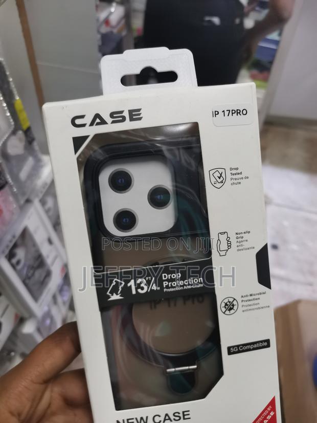 Sxear Magnetic Clear for iPhone 17 Pro Case With Invisible Stand - thumbnail 2