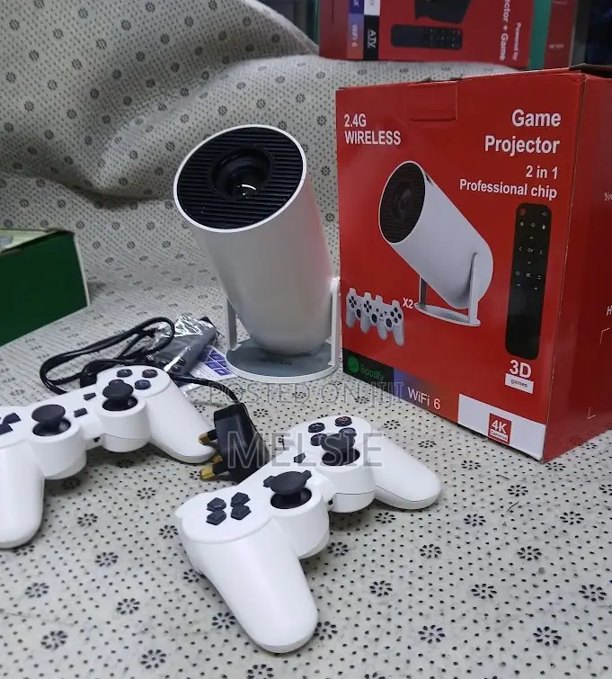 Projector Android 11 With Wireless Gaming Controller 720p Home Theater