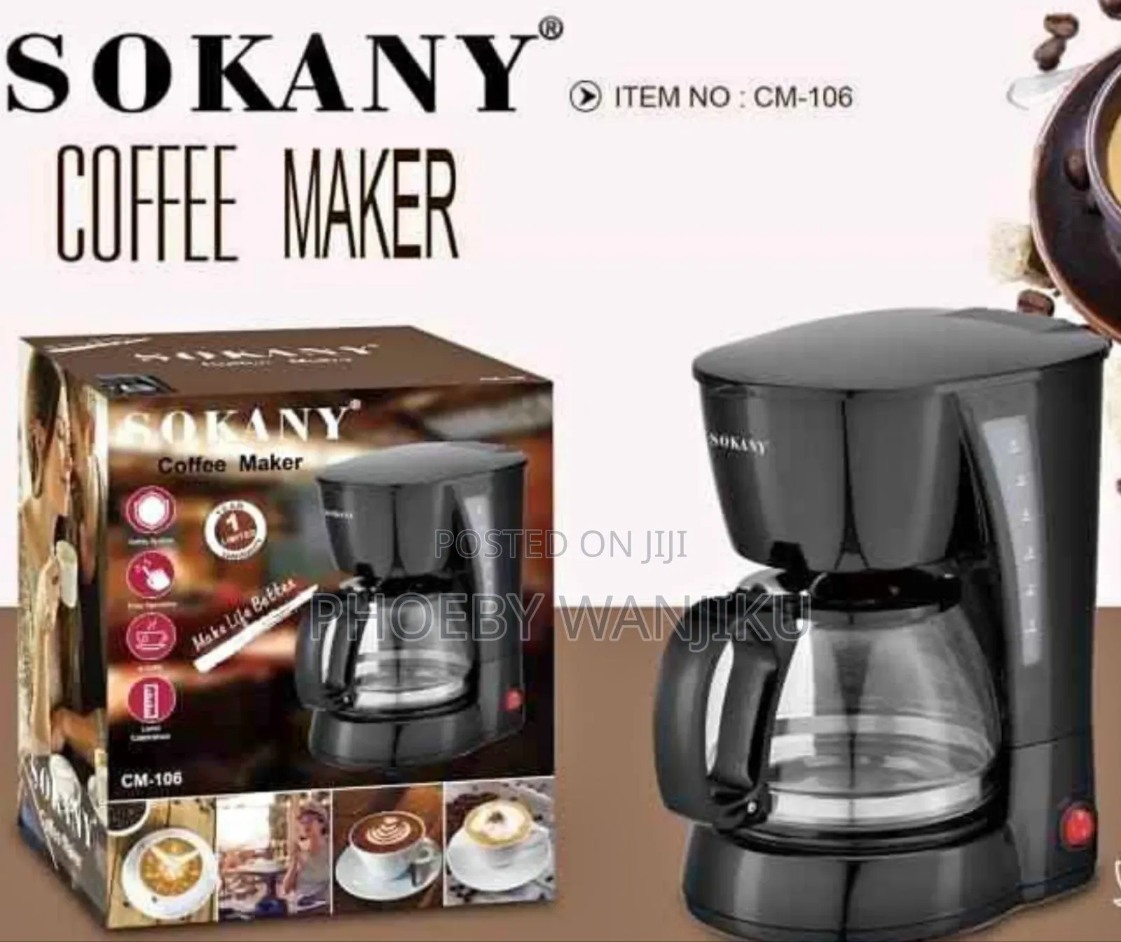 Ideal Coffee Maker/Sokany Coffee Maker
