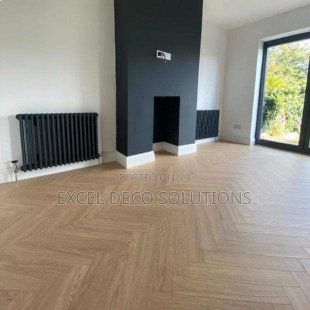 Luxury Herringbone Click SPC Floor Installation