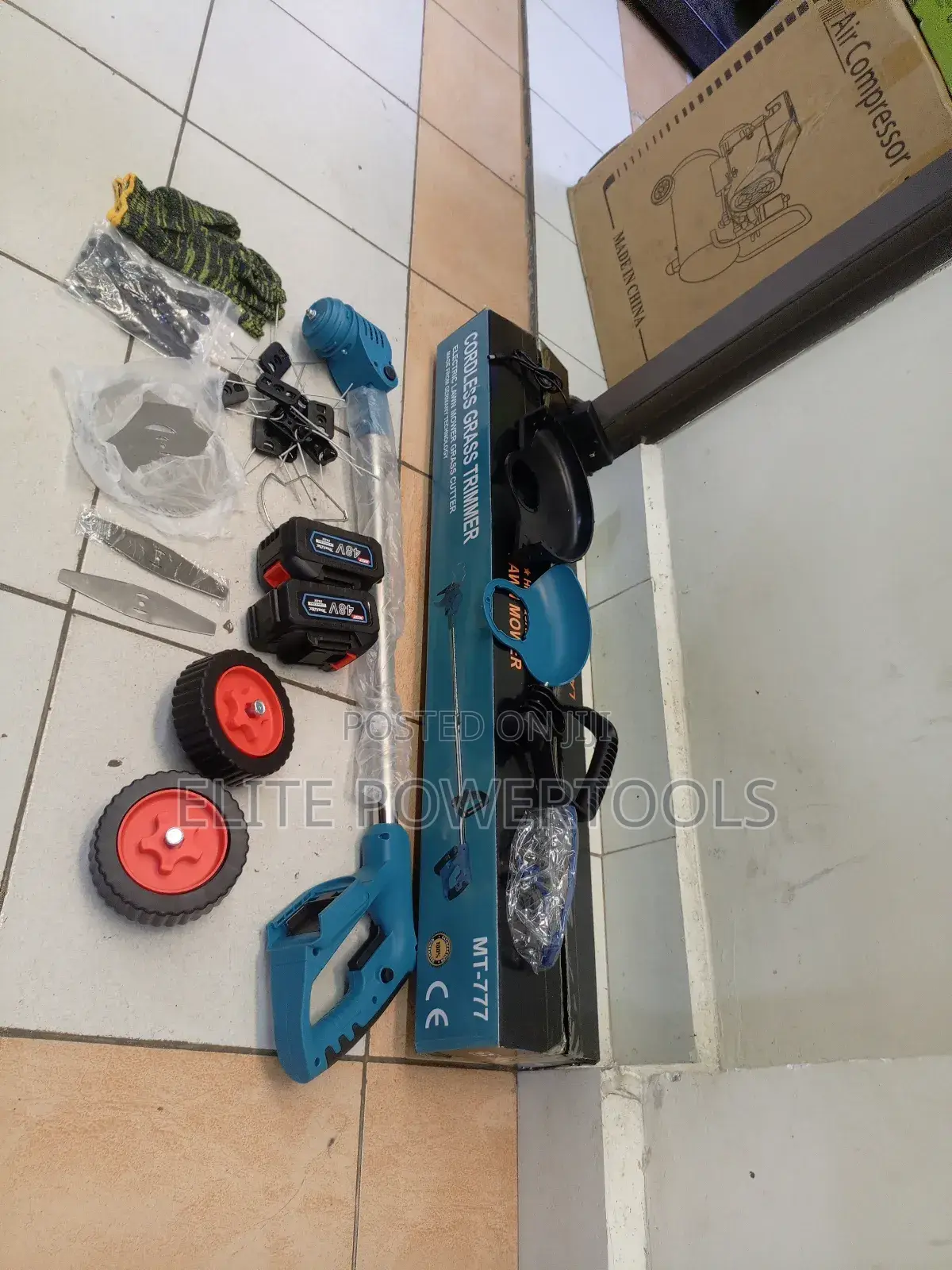 2 Batteries With 22 Braids Recargble (Cordless Brush Cutter)