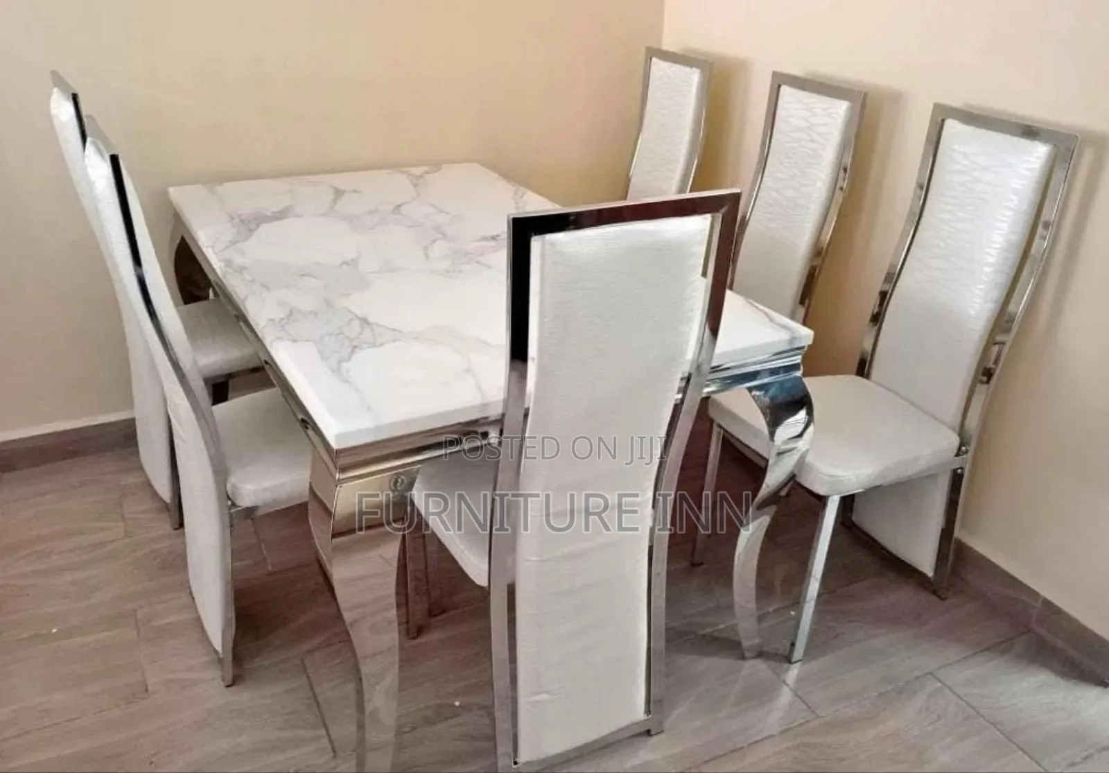 Marble Top 6 Seater Dining Table