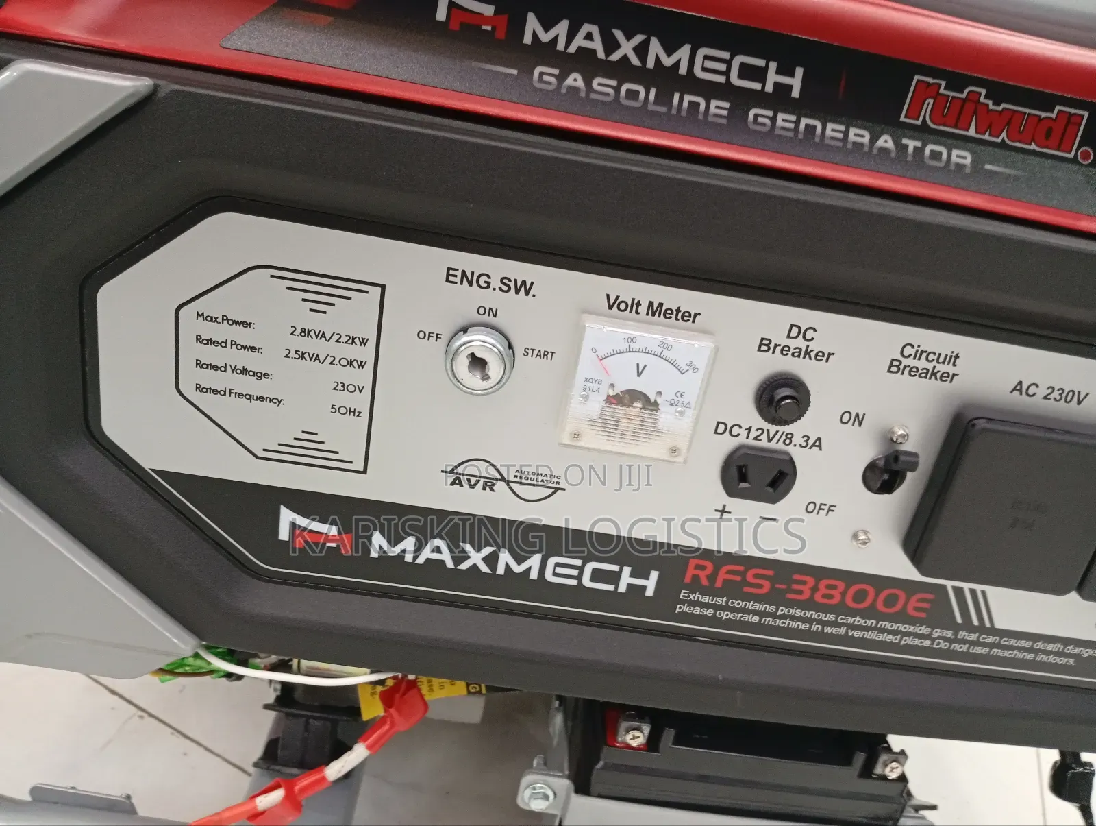 2.5kva Maxmech Gasoline Generator