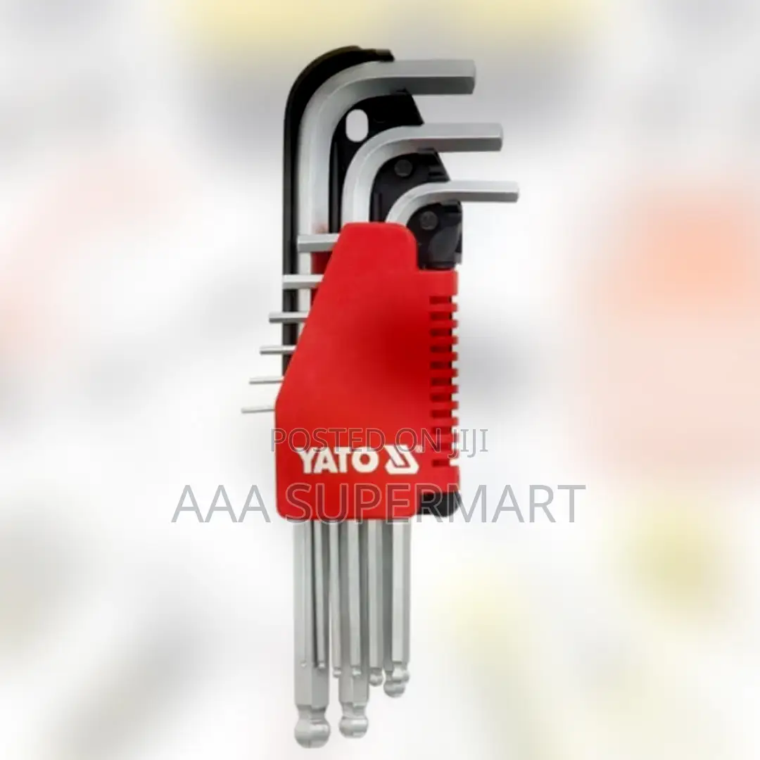 Yt-0505 Hex Key Set W. Ball 9pcs 1.5-10mm