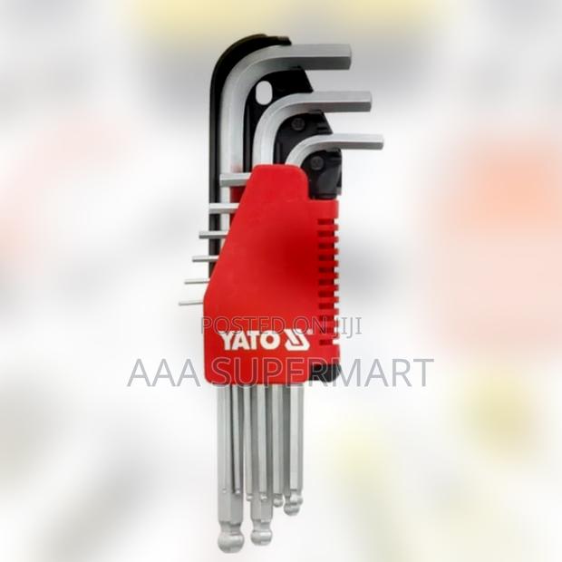 Yt-0505 Hex Key Set W. Ball 9pcs 1.5-10mm
