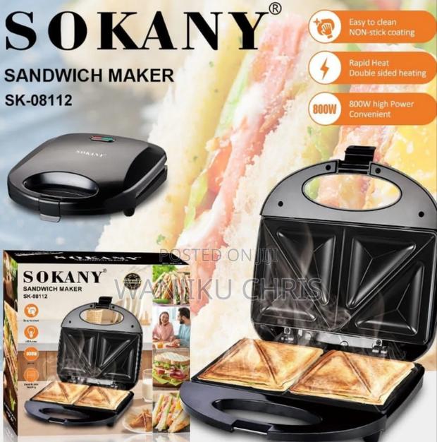 *2 Slice Sandwich Maker/Sk-08112 Sokany Sandwich Maker Machine - main view