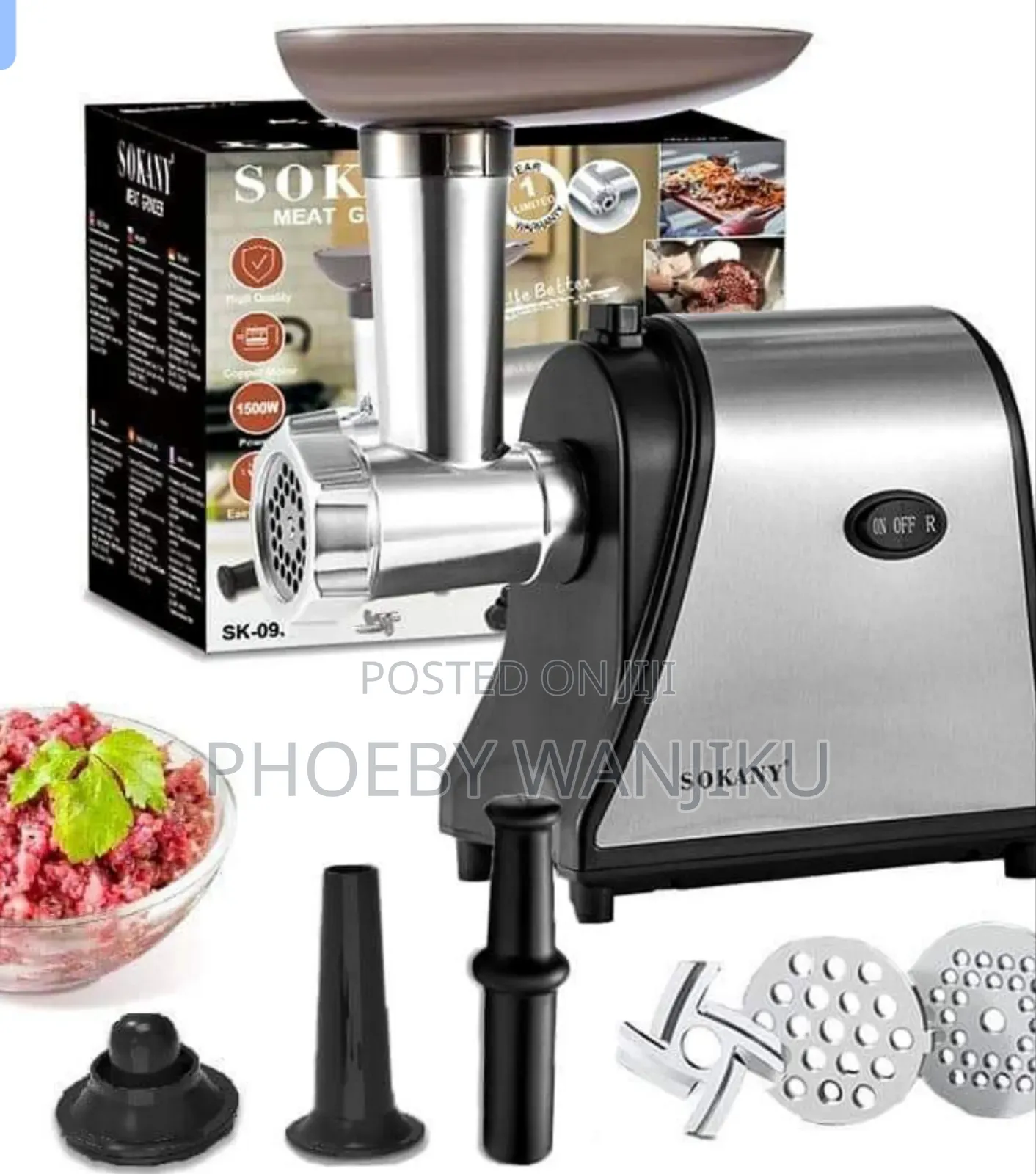 Electric Meat Mincer/Sokany Meat Mincer