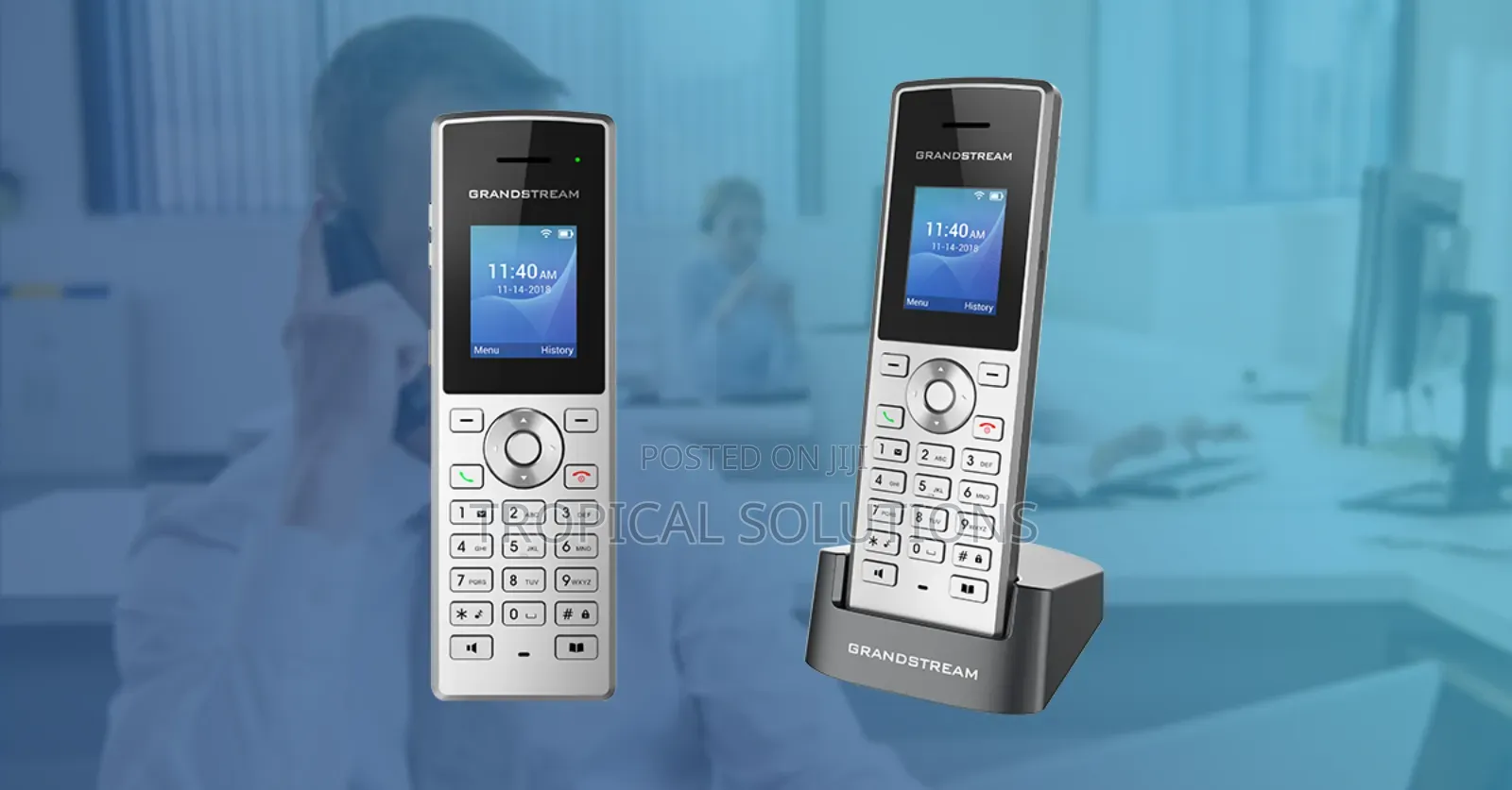 Grand Stream Wp810 Wifi Cordless Ip Phone Wp810