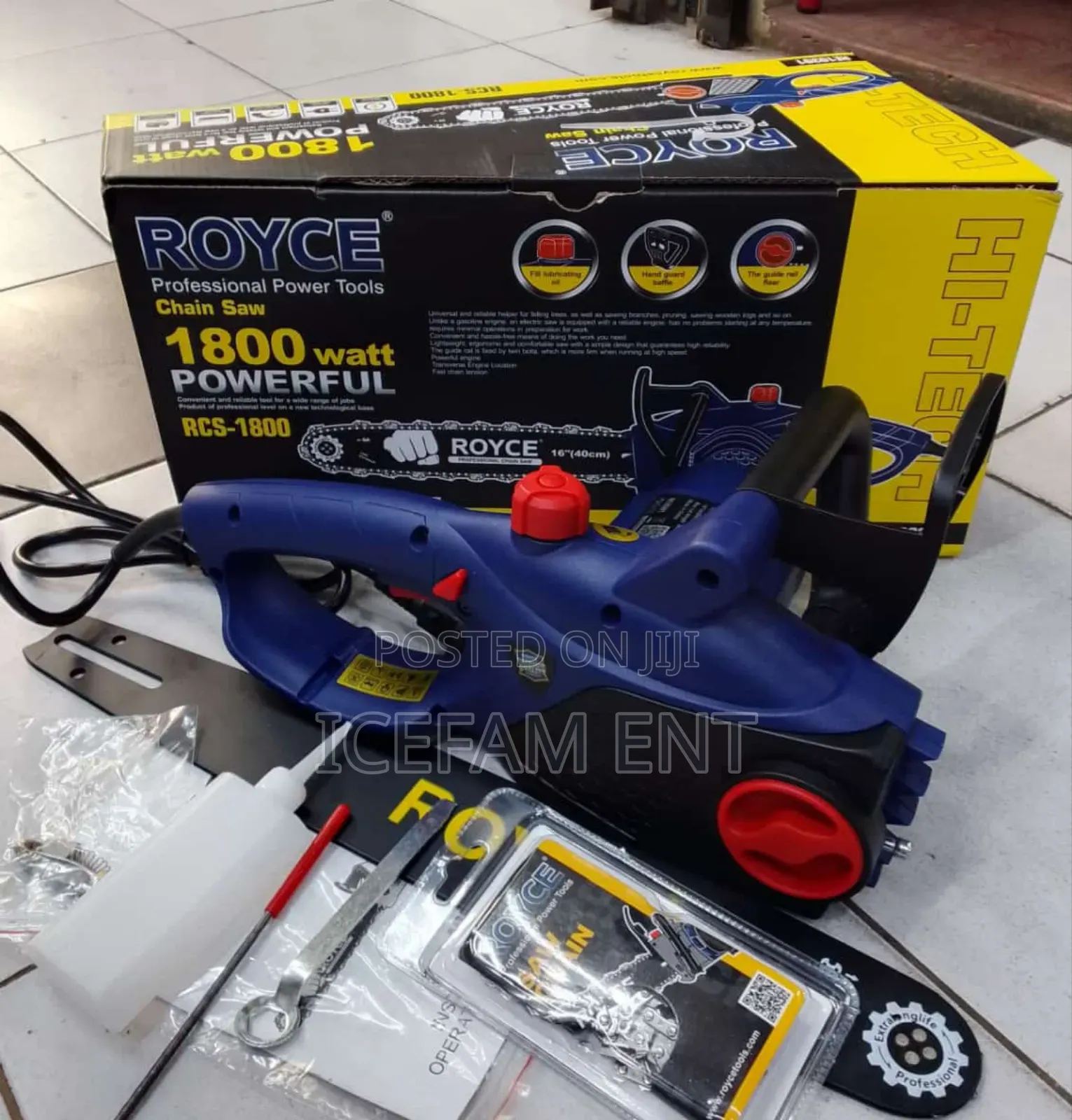 Royce 16" Electric Chainsaw/1800w Electric Chainsaw Machine