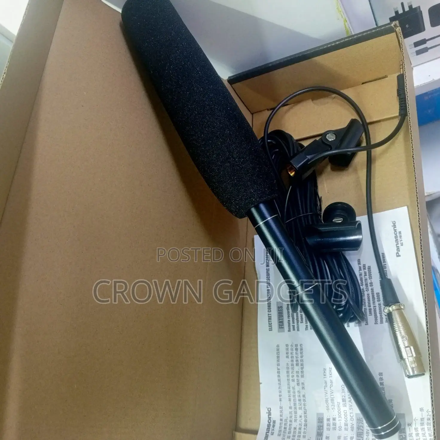 Em-2800a Professional Shotgun Interview Microphone for DSLR Cameras