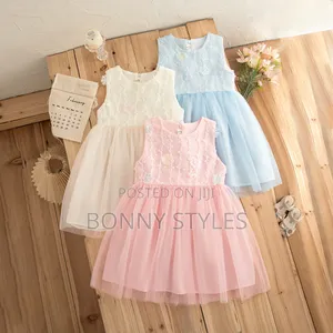 Daisy Mesh Girls Cute Dress