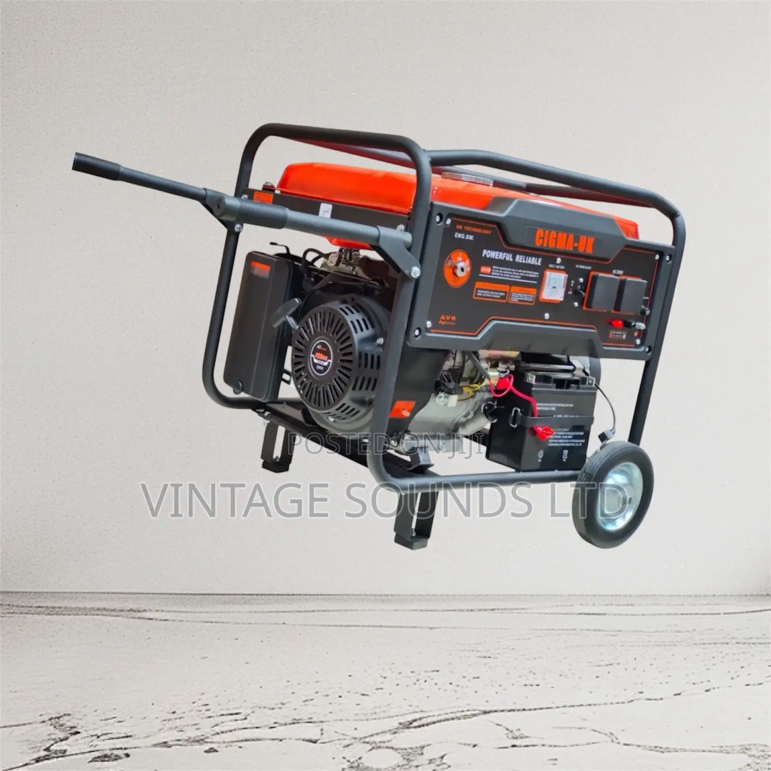 5.6kw Cigma-Uk 6500ae2 Gasoline Generator (With Wheels Trolley)
