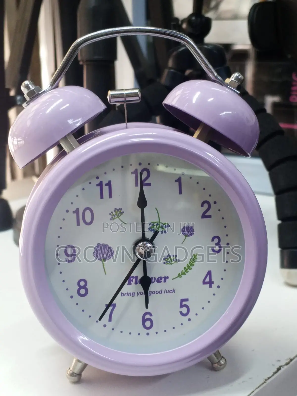 Children’S Cartoon Metal Twin-Bell Alarm Clock | Loud Non-Ticking