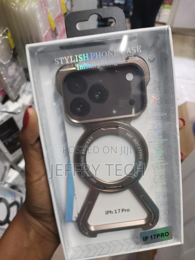 Elecaz iPhone 17 Pro Metal X-Shape Frameless Bumper Magsafe Case 360° - thumbnail 2