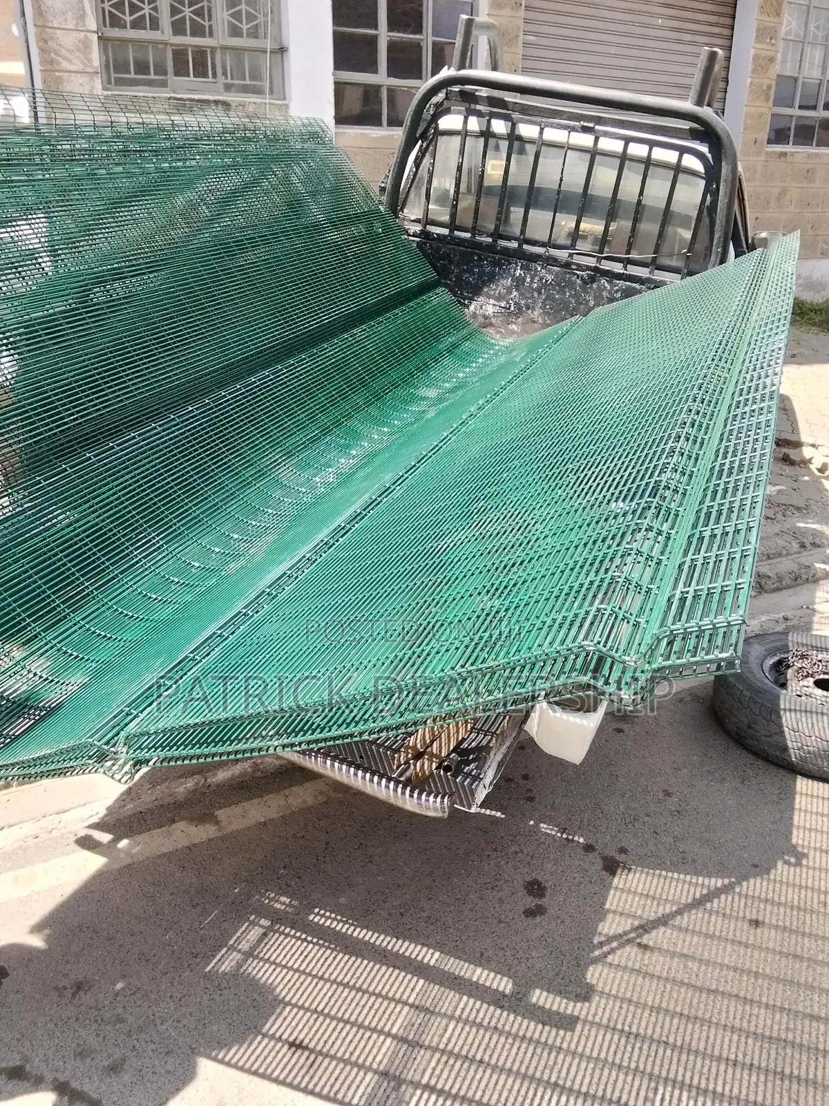 Green Anti-Climb Fence