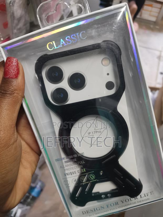 Elarcase Frameless Bumper Case 360° Rotatable Stand With Magsafe - main view