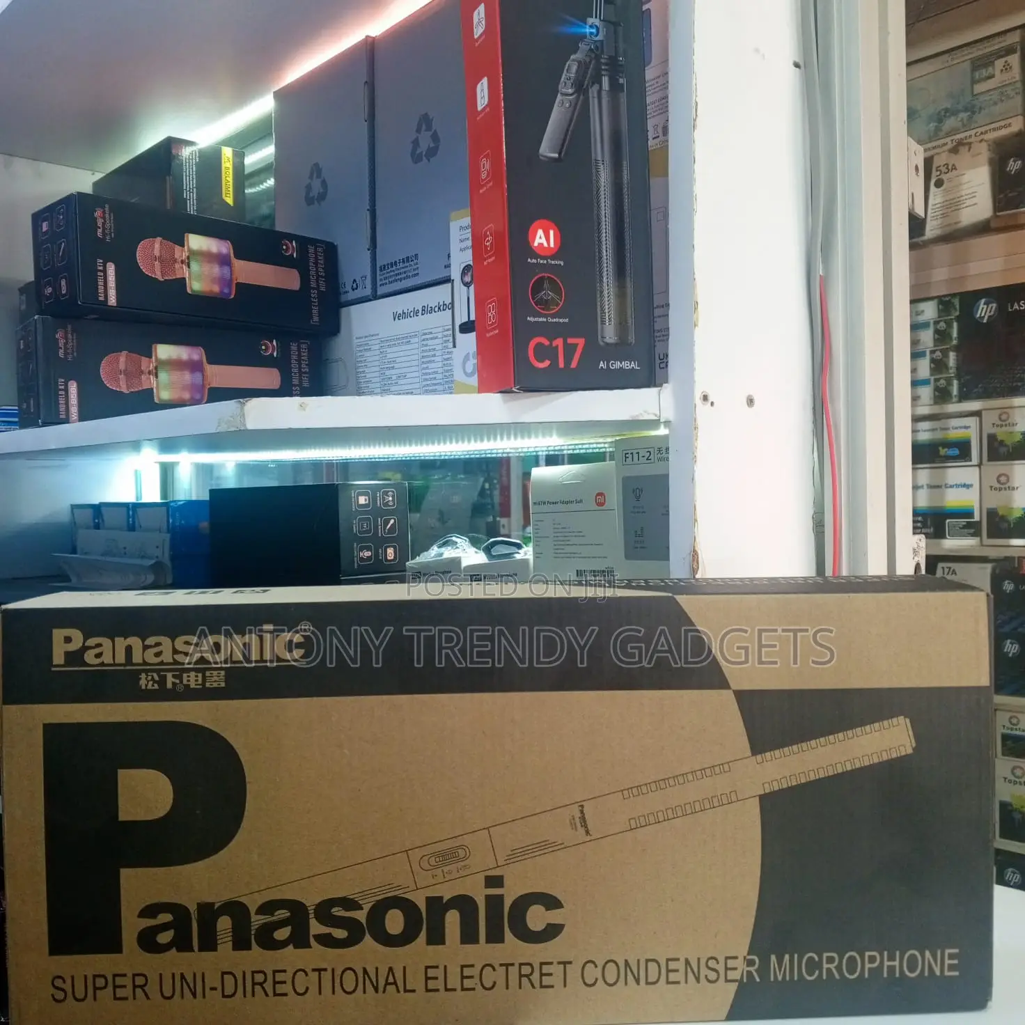 Panasonic Em-2800a Super Uni-directional Electret Condenser Microphone