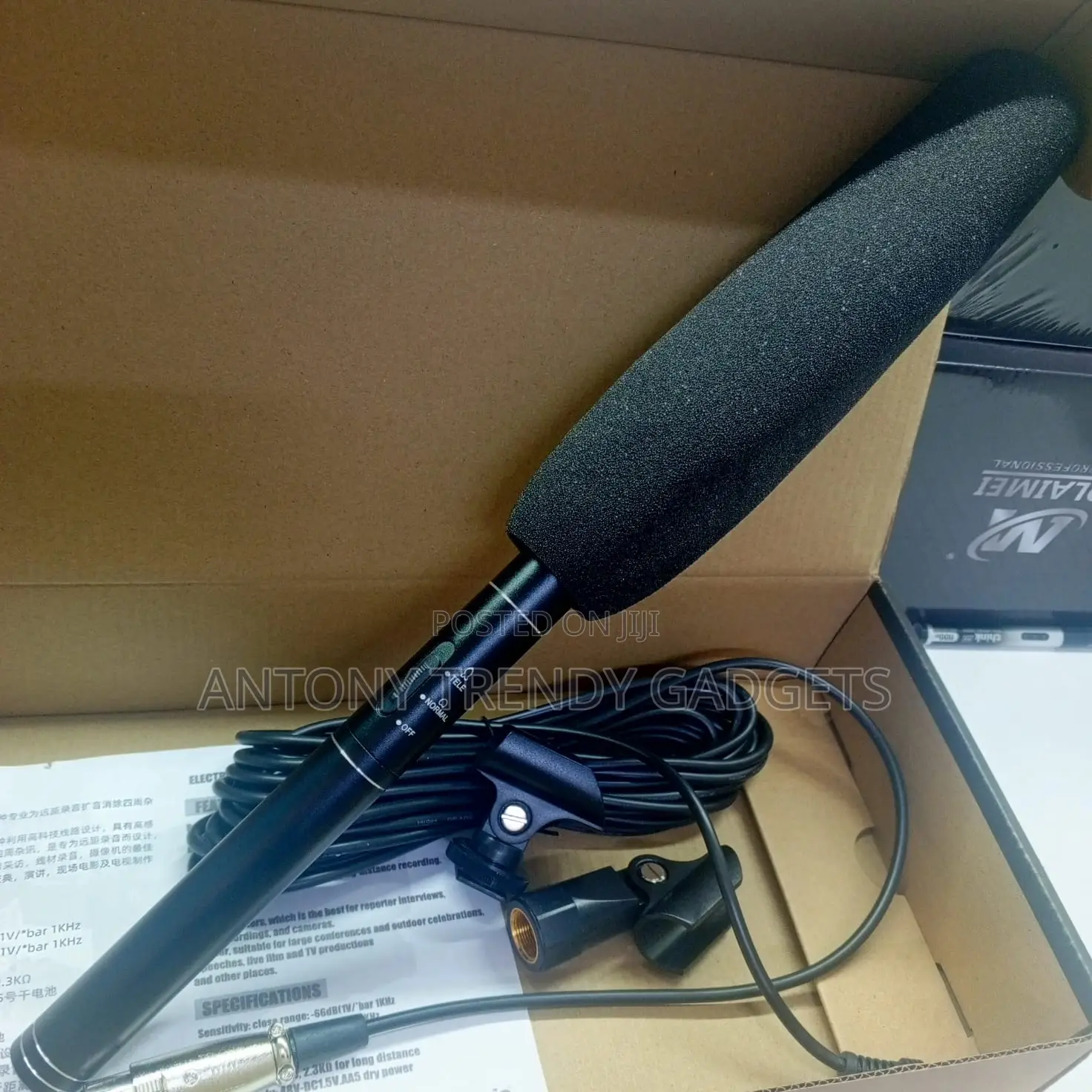 Panasonic Em-2800a Super Uni-directional Electret Condenser Microphone