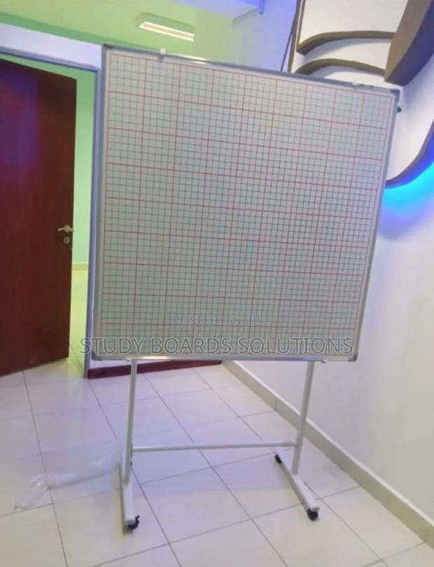 School Graph Boards With Wheeled Stand 4ftx4ft(120cmx120cm) - main view