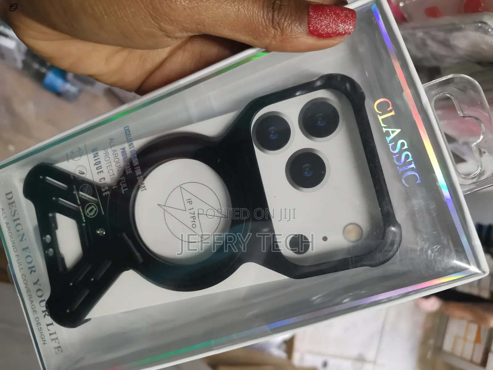 Elarcase Frameless Bumper Case 360° Rotatable Stand With Magsafe