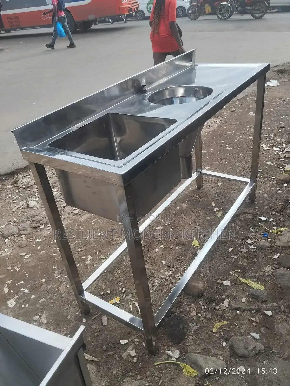 Stainless Steel Sluice Sink