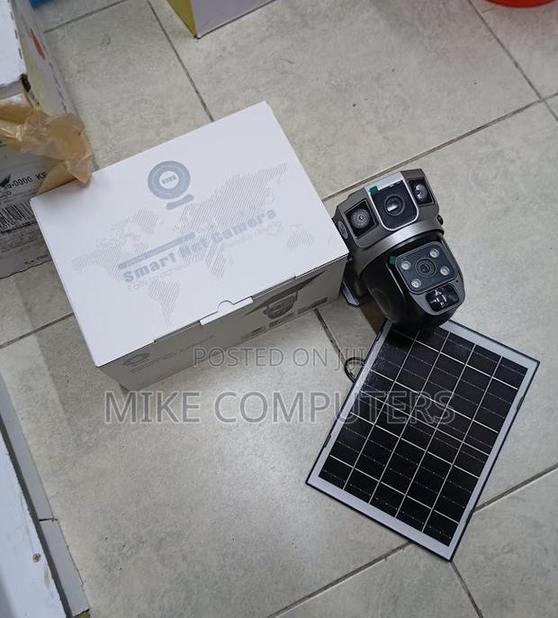 4g Solar Outdoor CCTV Network PTZ Dual Lens 4g Solar Camera - main view