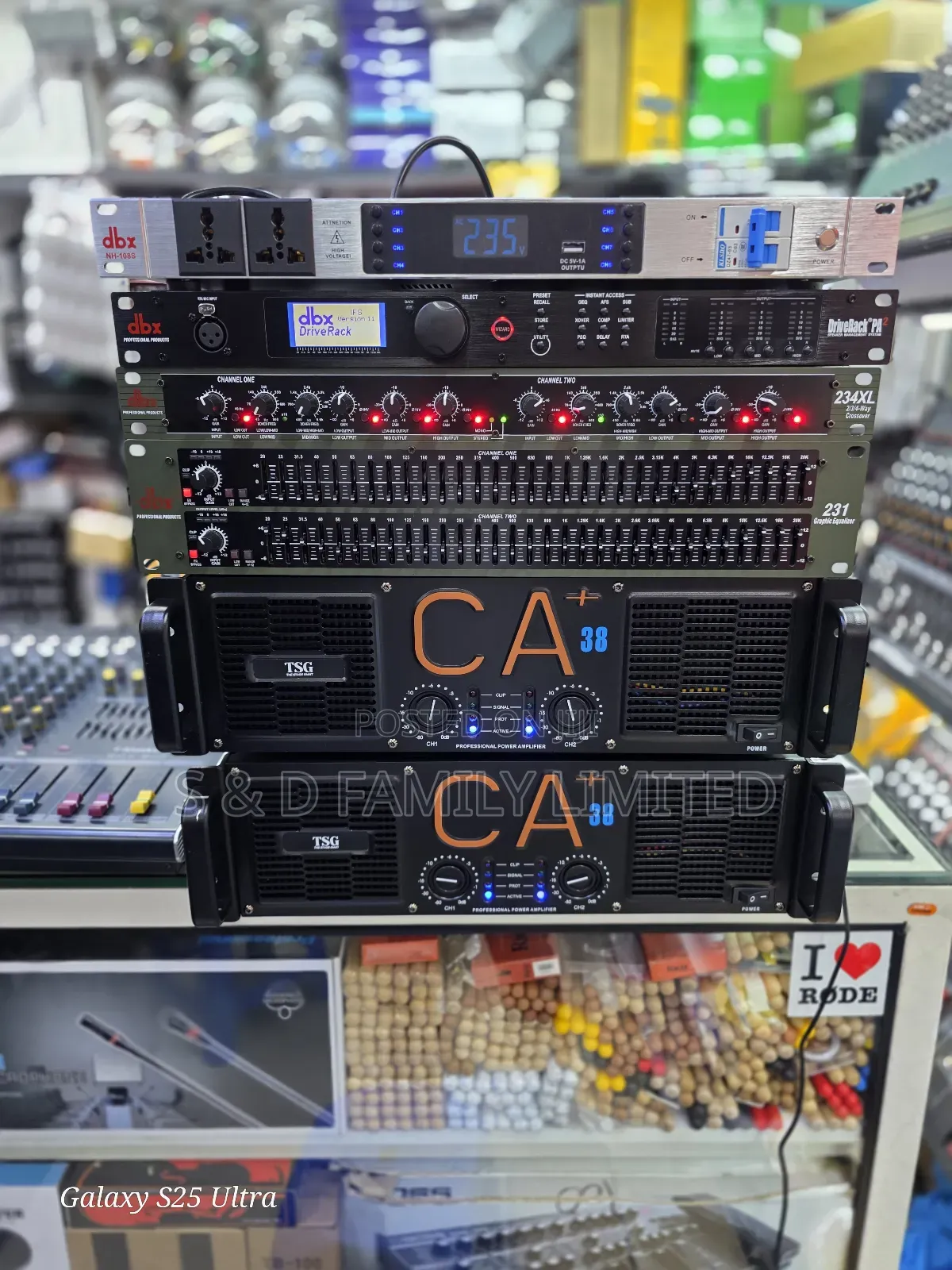 Crest Audio Amplifier Set