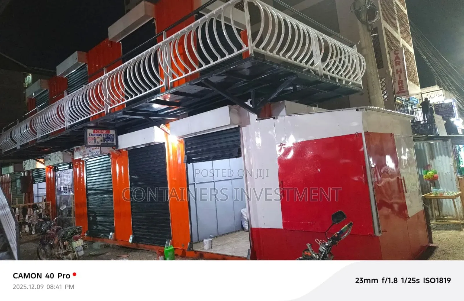 We Sell Shipping Container Stalls- This Project Delivered To Mwiki.