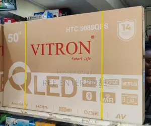 Vitron 50 Inches Qled Smart Android Frameless With Bluetooth