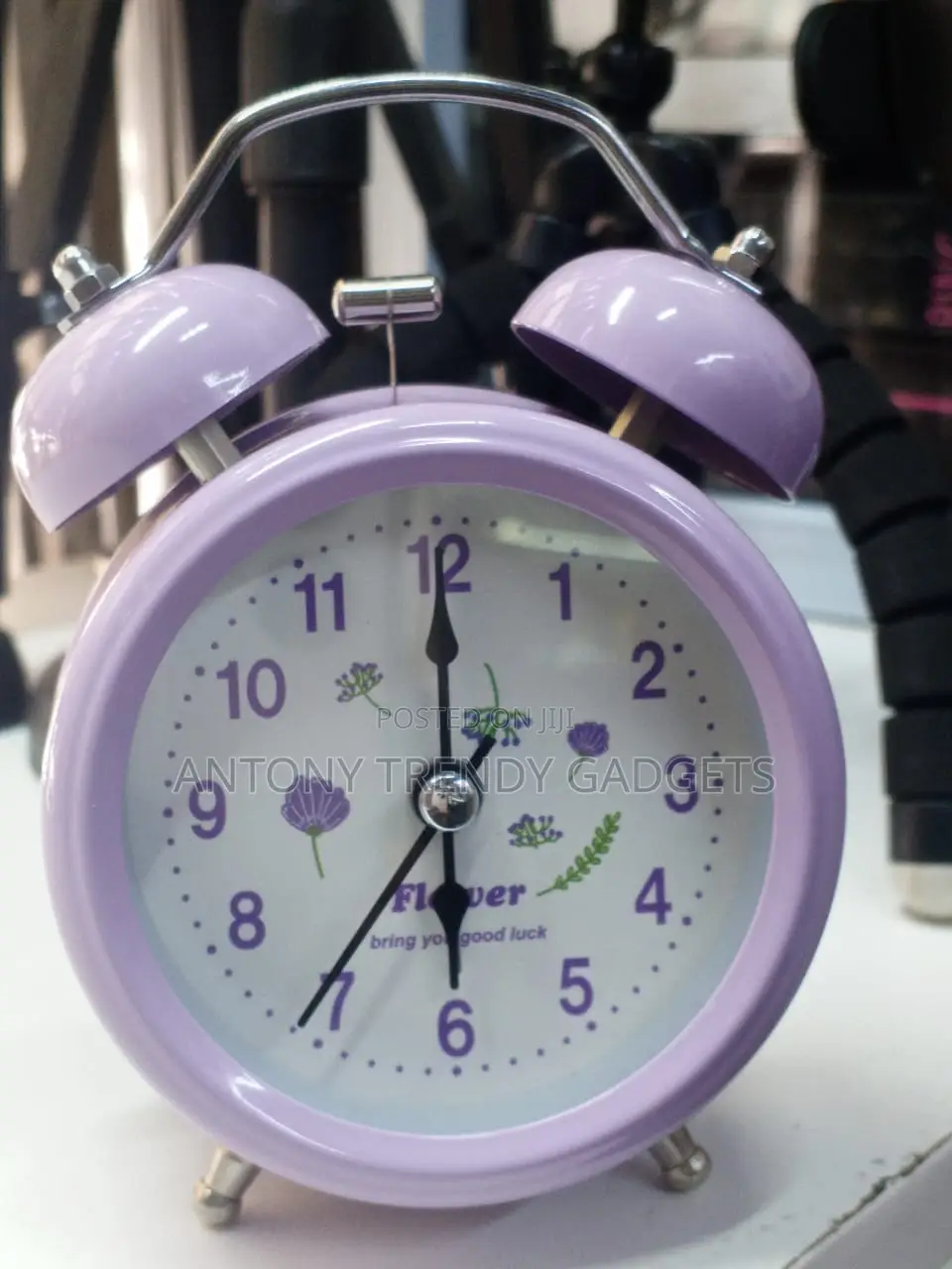Classic Cartoon Twin-bell Alarm Clock For Students & Bedrooms