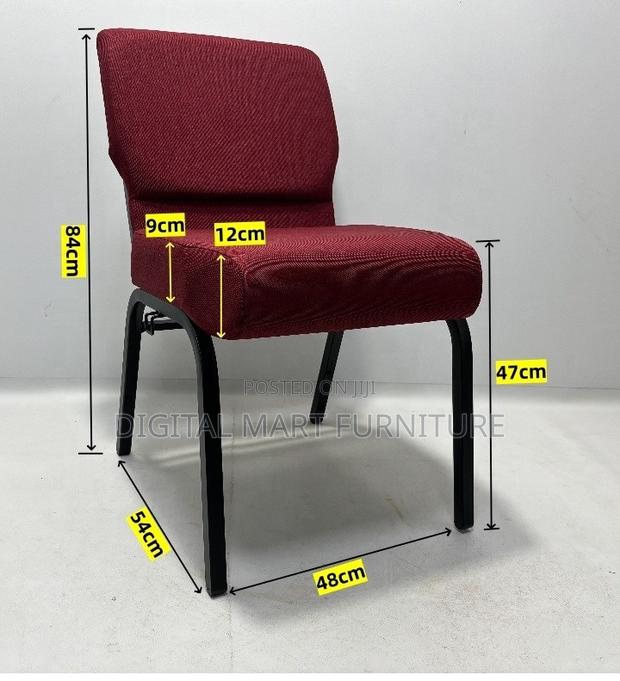 Blue Leather 4legged Function Chair - thumbnail 6
