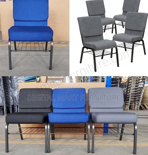 Blue Leather 4legged Function Chair - thumbnail 11