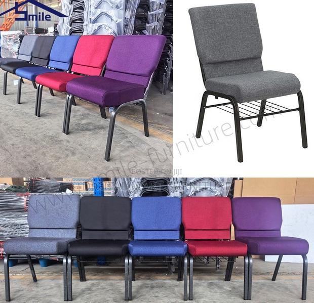 Blue Leather 4legged Function Chair - thumbnail 12